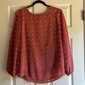 Qearal Swiss Dots Blouse
